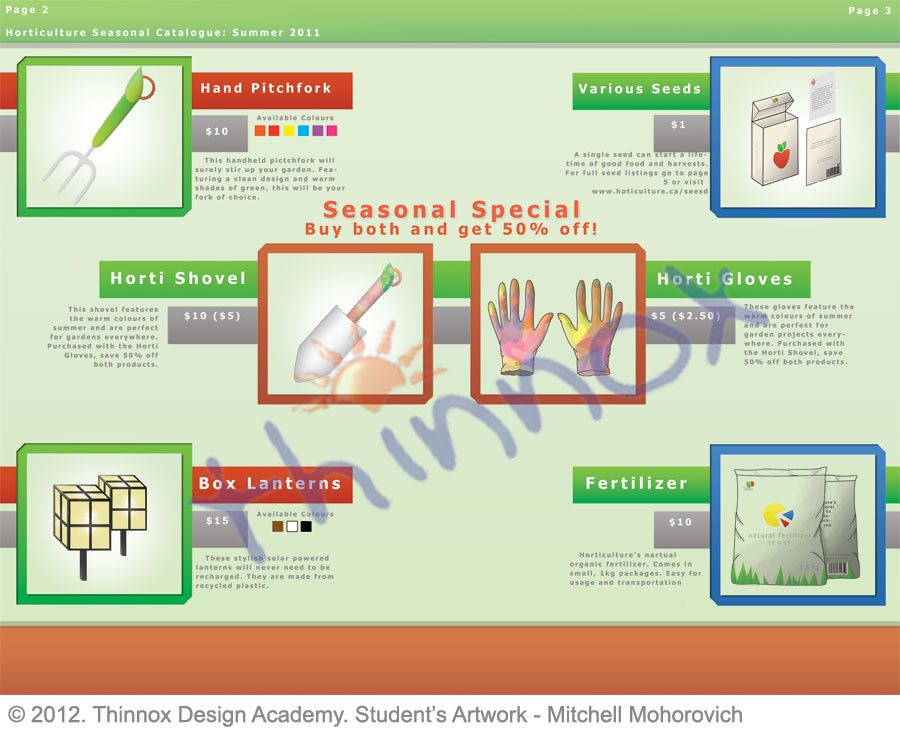 Horticulture Seasonal Catalogue - Mitchell Mohorovich