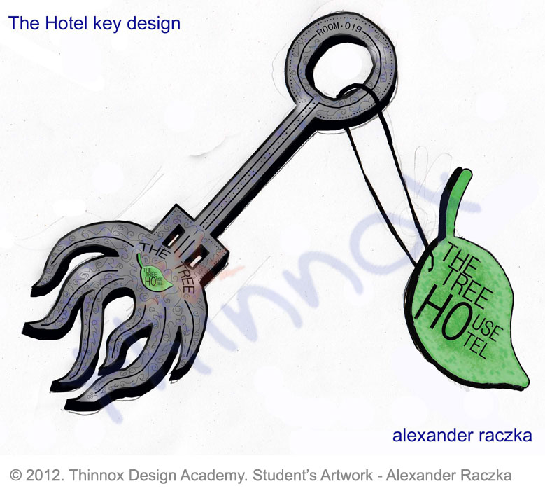The Hotel Key Design - Alexander Raczka
