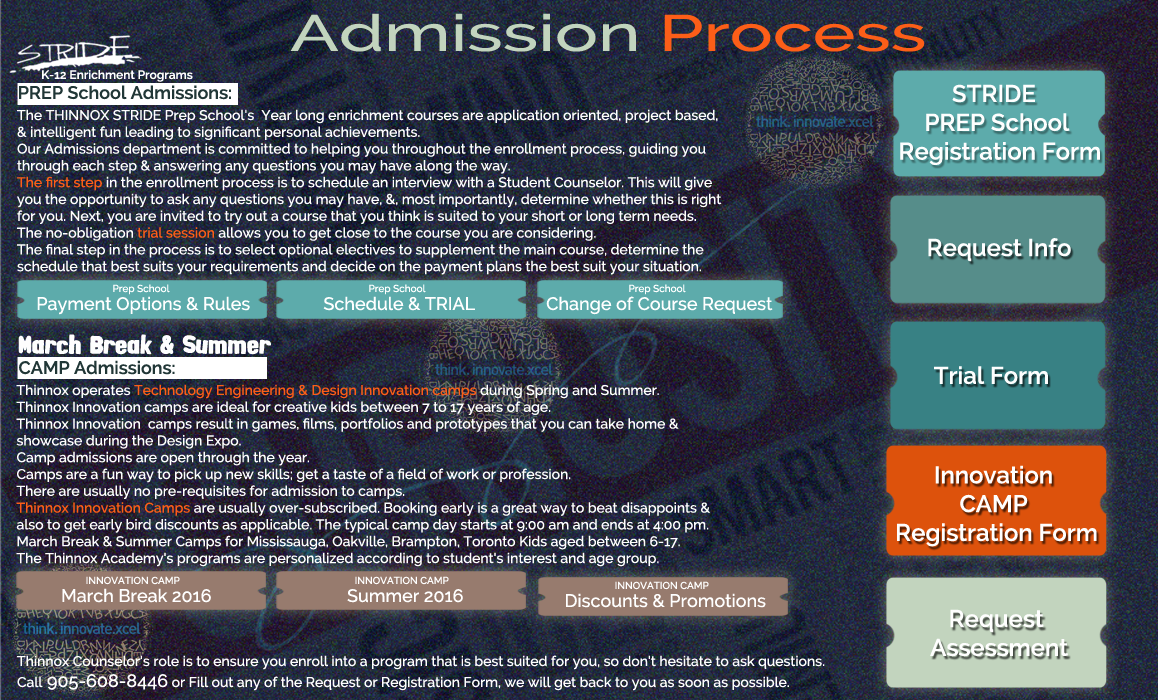 Admissions